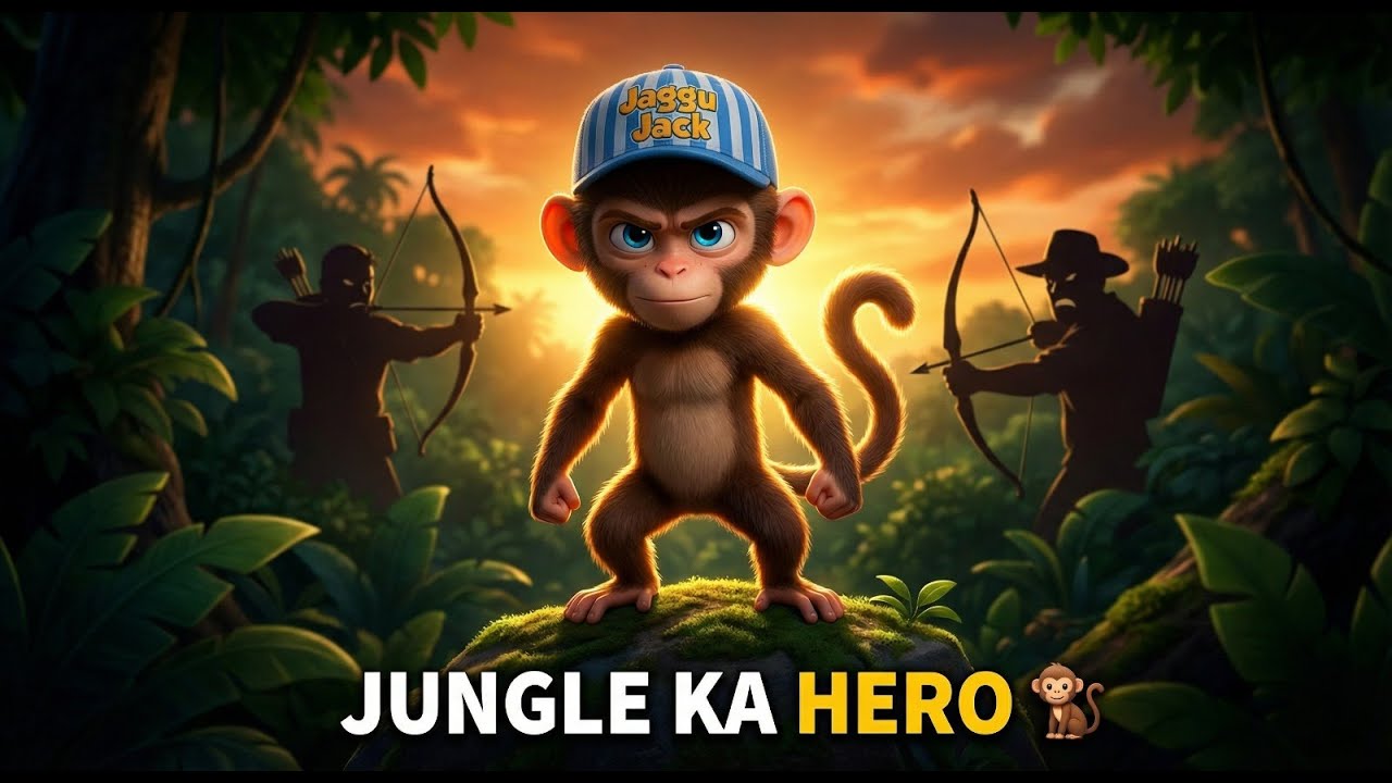 Jungle Ka Hero Monkey | Jab Shikari Aaye Aur Sab Ne Mil Kar Jawab Diya | Emotional Story
