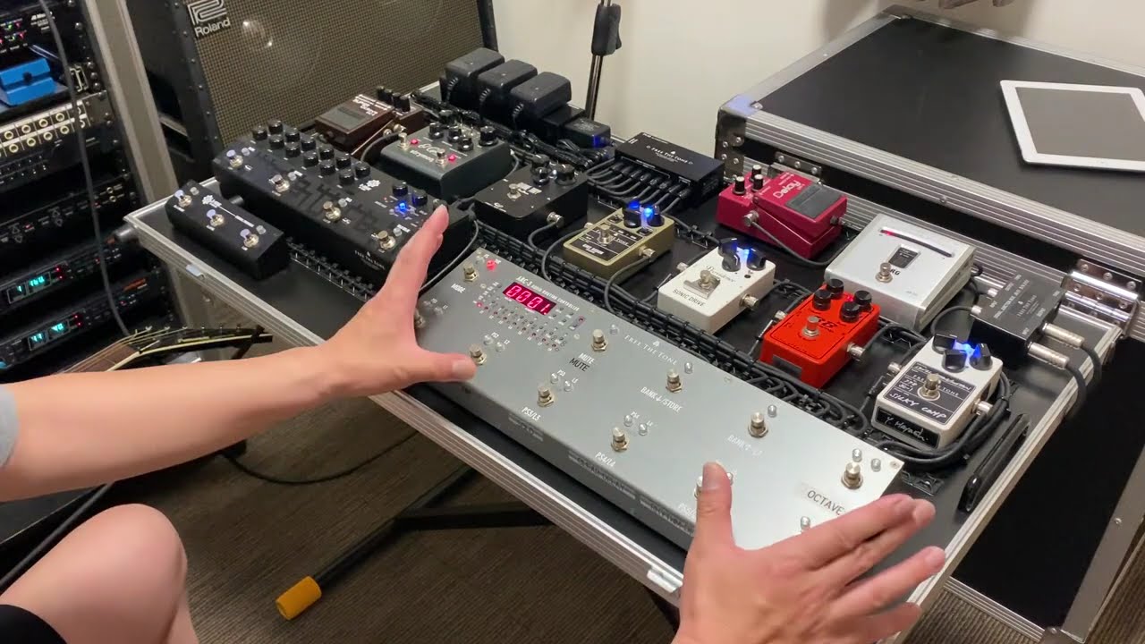 ラックエフェクターとエフェクターボードの融合 DM- 3とG-Stage