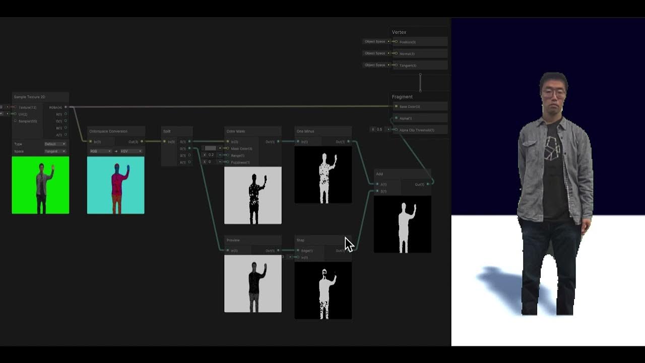 Chroma-key Processing with Shader Graph of Unity - YouTube