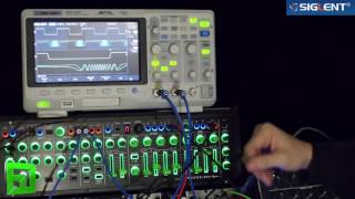 Siglent Sds1202X oscilloscope review for Audio synthesizers