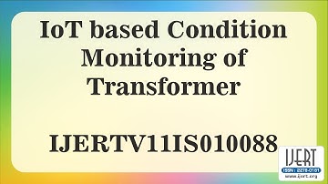 IoT based Condition Monitoring of Transformer