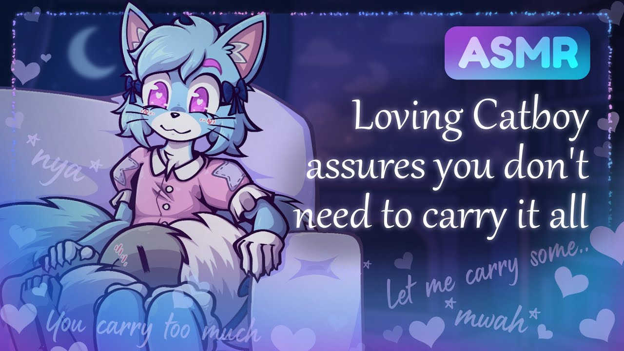 ASMR 🩵 You Don't Need to Carry It All (M4A, Affirmations, Kisses, Headpats)