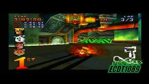 Crash Team Racing [Playthrough] Part 44: N. Gin Labs (Trophy Race)