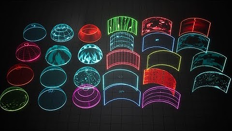 Shield VFX Unreal engine 5.4 Niagara