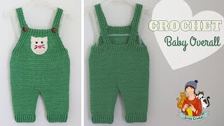 Crochet Baby Overall / Dungarees / Rompers