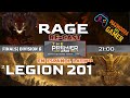 Re Transmisión de la final de la TPL entre RAGE y LEGIÓN 201