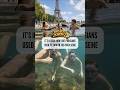 People Used to SNORKEL Beside the Eiffel Tower 🤿😳 #Shorts