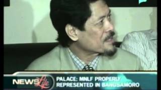 Palace: Mnlf Properly Represented In Bangsamoro