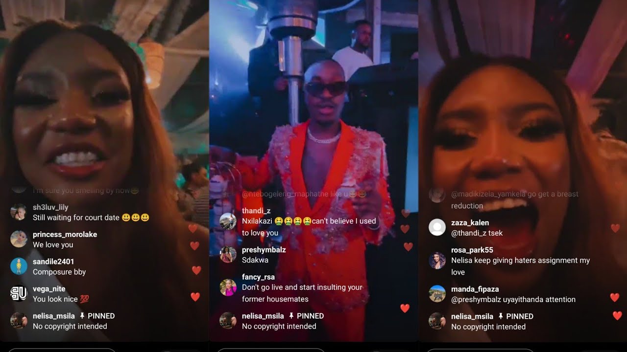 Nealisa Nelisa live in a party fans insul@ting her + Nana live Bbtitan - YouTube