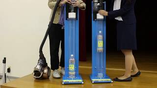 キャニスター型掃除機並みの吸引力