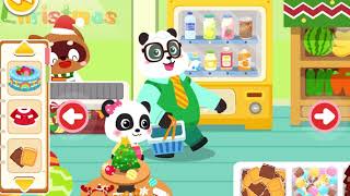 🐼 Baby Panda's Supermarket - Merry Christmas 🐼 Gameplay (Educational game) screenshot 4