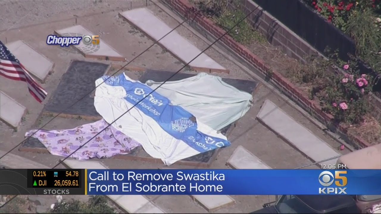 Swastika In El Sobrante Front Yard Covered Up As Call For Removal Grows - YouTube