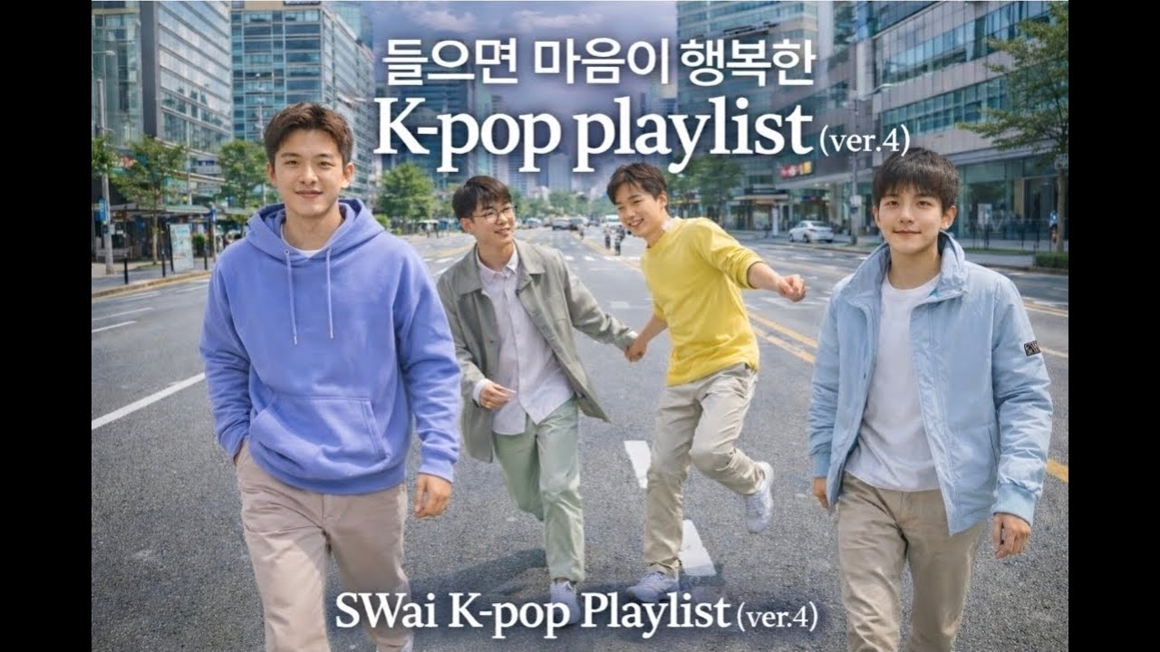 [Playlist]들으면 마음이 행복한 K-pop 플레이리스트 🎧 감성·사랑·희망 노래모음 | SWai K-pop playlist(ver.4)