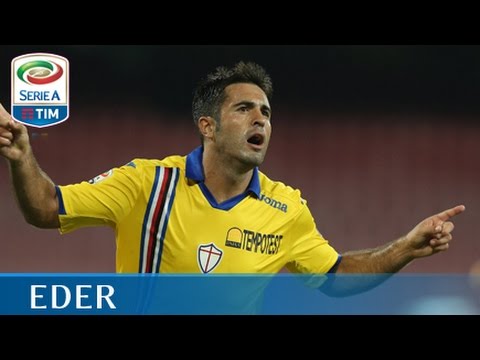 Il gol di Eder (59') - Napoli - Sampdoria 2-2 - Giornata 2 - Serie A TIM 2015/16