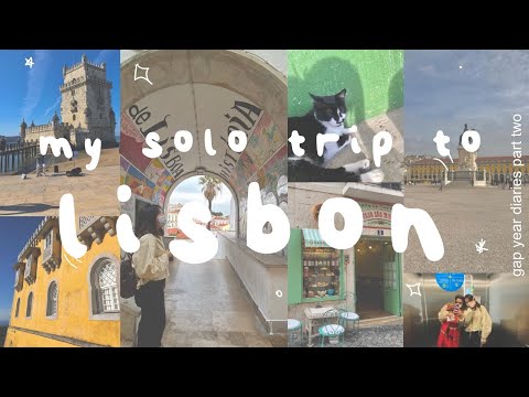 my first solo trip to lisbon portugal 🇵🇹 | gap year diaries