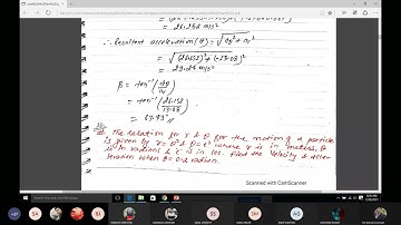Kinemetics of Particle Numerical By TBK Sir!!! Rectilinear and Curvilinear motion