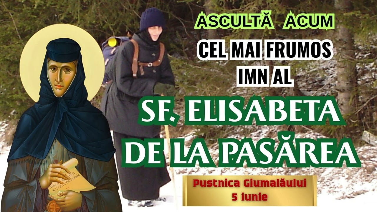 Cântare ce îți atinge inima: Imnul Sf. Elisabeta de la Pasărea (Pusnica Giumalăului)