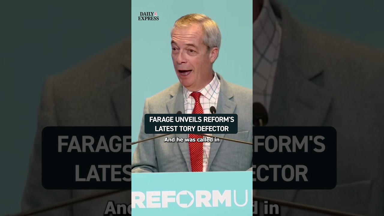 BREAKING: Former Tory James Evans defects to Reform as Nigel Farage makes huge announcement 🔴