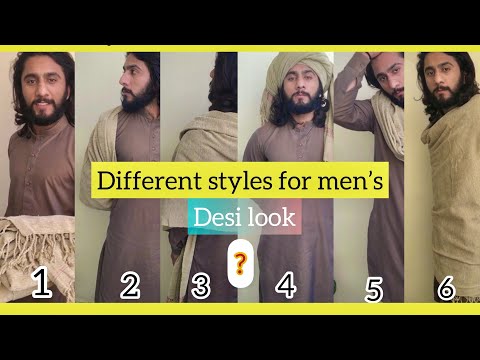 How To Wear A Shawl For Men’s || Desi style | Majid shah