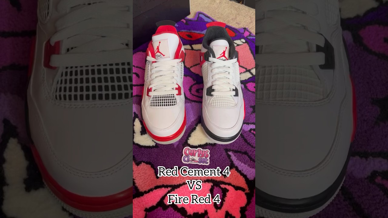 Red Cement 4 vs Fire Red 4. Which is better?