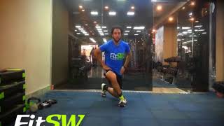 Crossover Squats: Leg Exercise Demo How-to