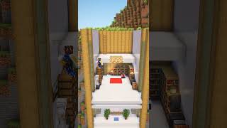 Build This Minecraft Mountain Survival Base || #shorts #minecraft