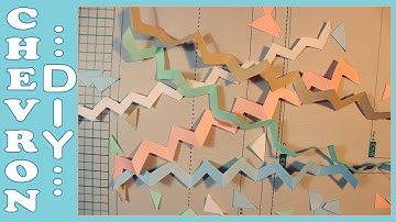 How to make chevron paper-cut DIY 21