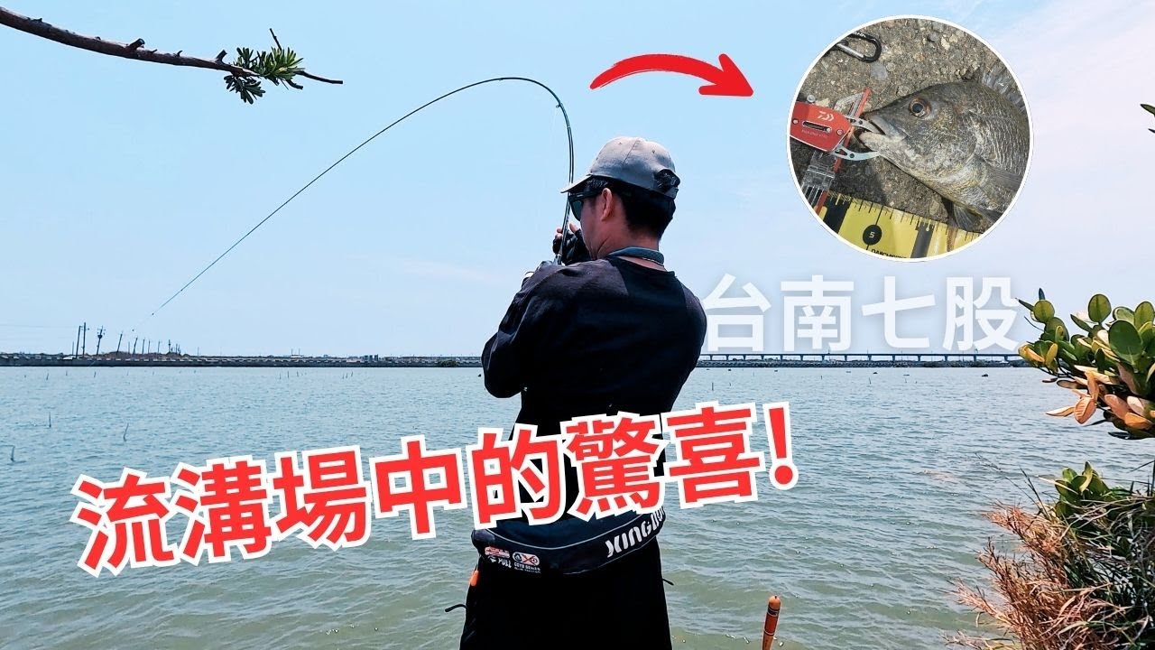 台南七股流溝場總是有驚喜!!年少不知阿姨好...@zhung_G #腫哥 #fishing #磯釣