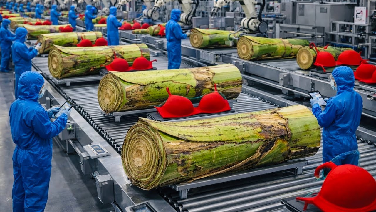 Inside an Ultra-Modern Factory: How Banana Trees Are Transformed into Sustainable Women’s Bras