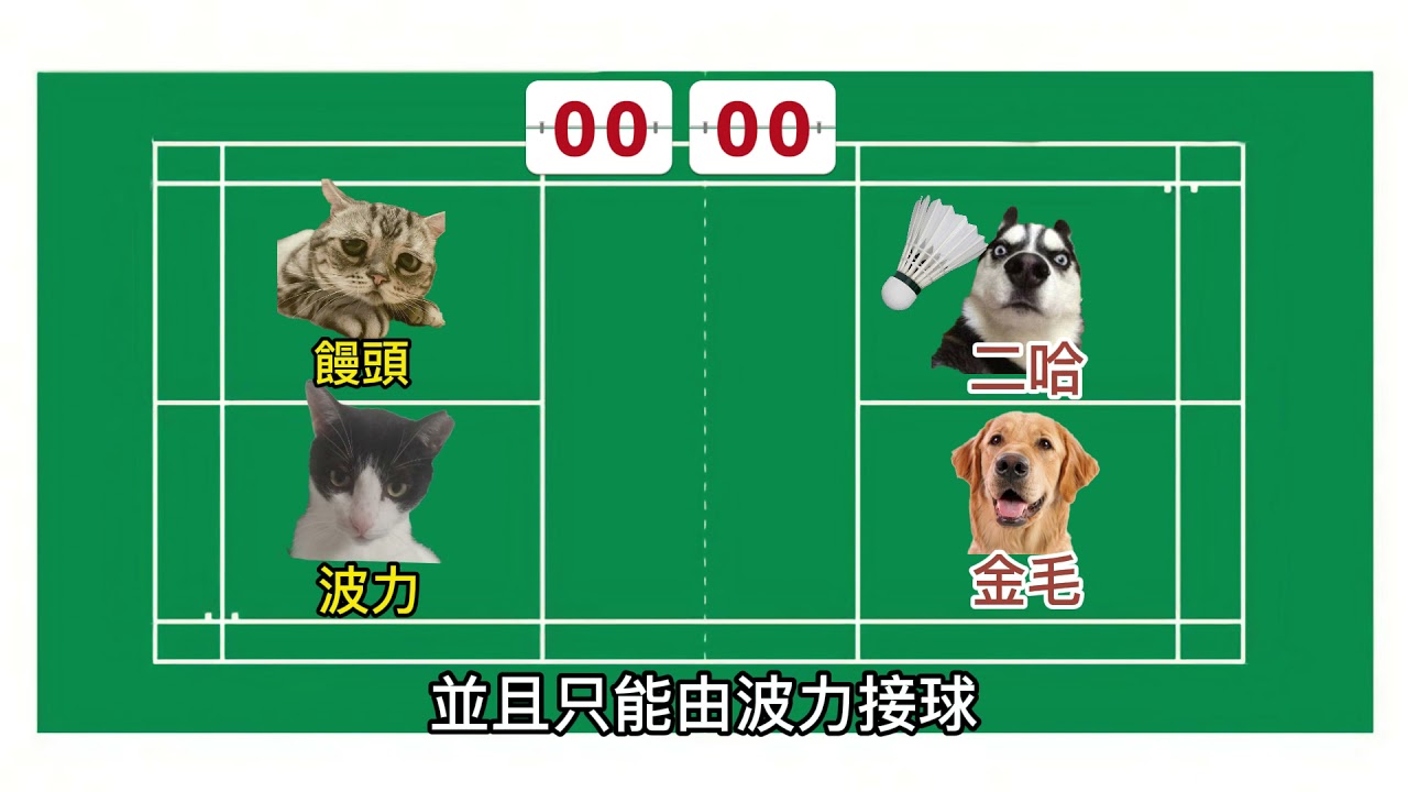 完整的羽球雙打規則# 羽球雙打# 羽毛球雙打