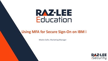 Webinar: Secure Sign-On with MFA on IBM i