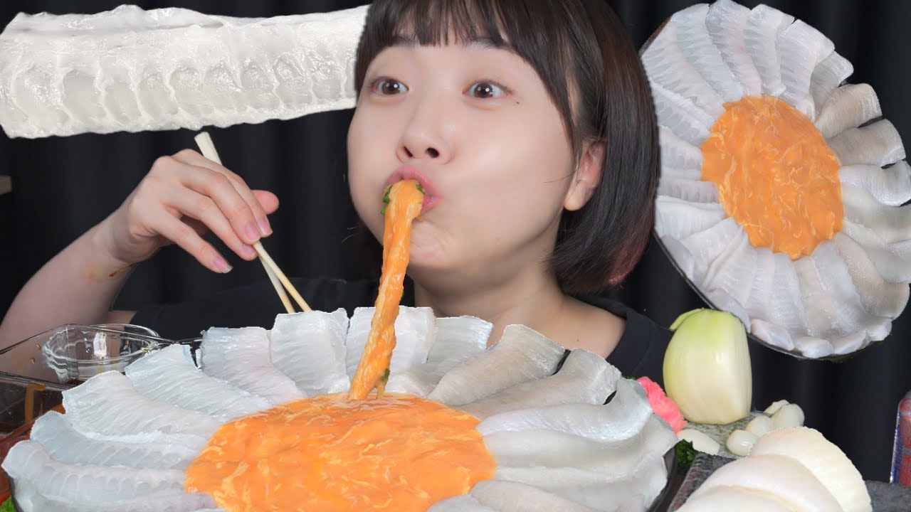 Сырая рыба / Mukbang eating show