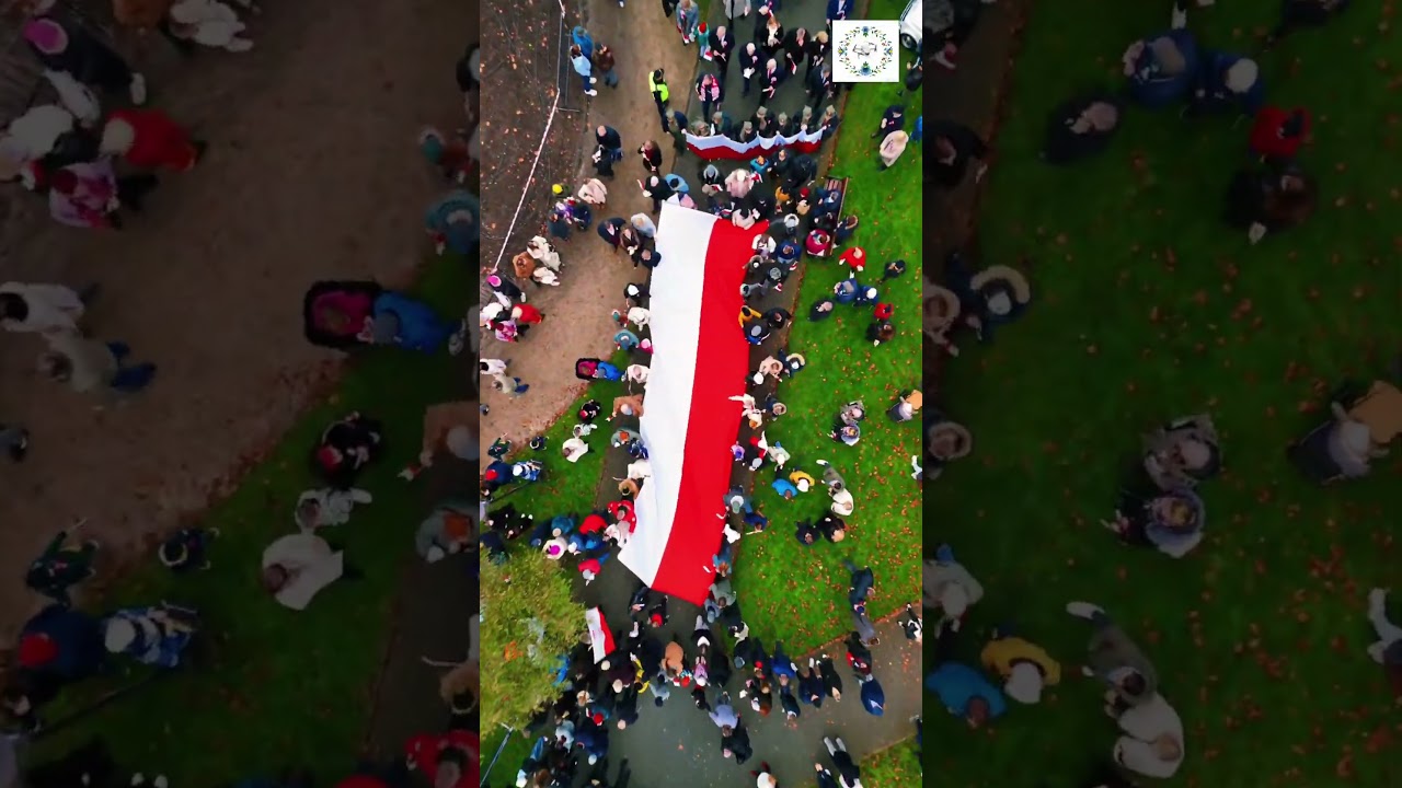 Wejherowo - Dzień Niepodległości 2025 🇵🇱 #Wejherowo  #kaszuby #drone #travel #amazing #sigma #dji