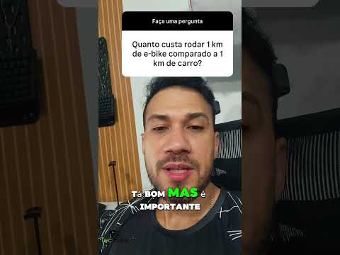 Quanto custa rodar 1km de E-BIKE vs CARRO? A diferença é absurda 😳💸 #tecbike #litio #ebikes #ebike