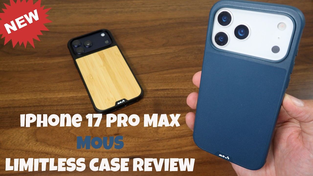 Обзор чехла Mous для iPhone 17 Pro Max: безграничный
