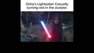 Her Lightsaber Turned Red 😭🙄