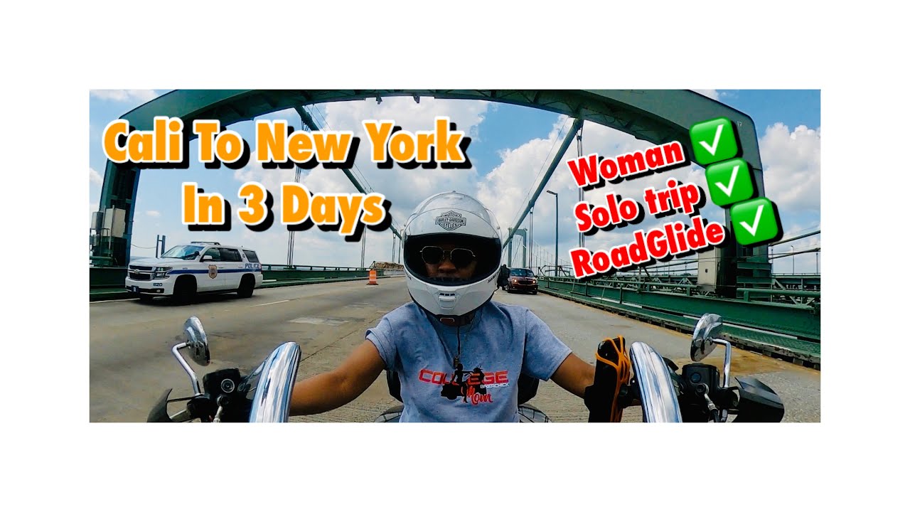 SOLO MOTORCYCLE RIDE ACROSS AMERICA in 3 Days Part 1/3 harleydavidson