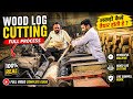 Heavy Wood Cutting Machine Working | Wood Log Processing Full Video | Sawmill Complete Process