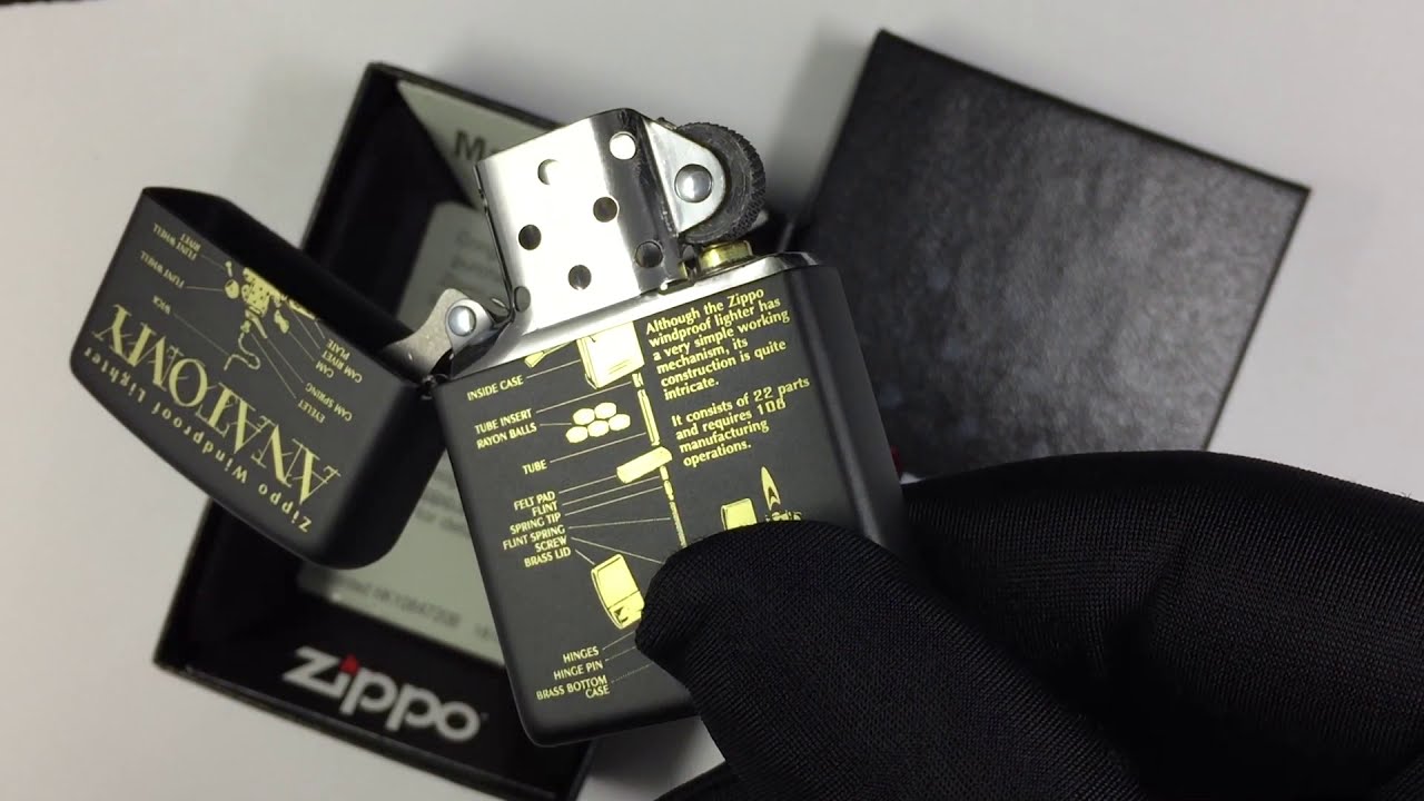 Zippo 218 Anatomy (custom) YouTube