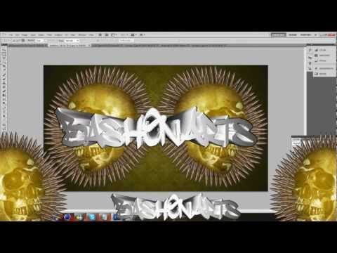 Epic Skull Background SpeedArt - BashOnArts