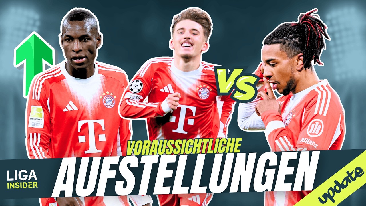 OLISE oder KARL + Umstellung bei Wolfsburg?! 🚨 - Voraussichtliche Aufstellungen - 25. SP - Update!