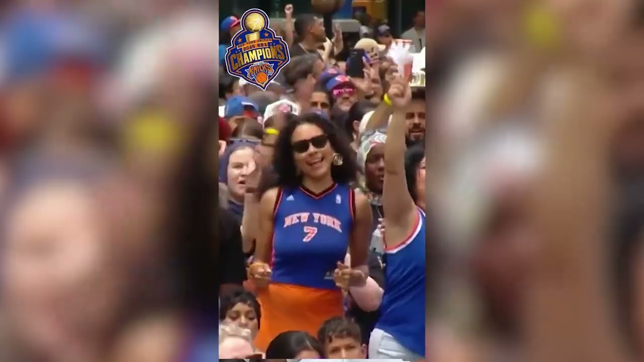 Knicks Parade + iCarly theme = "SO WONDERFUL"