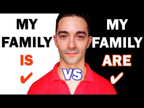 Vídeo: Family és singular o plural en anglès?