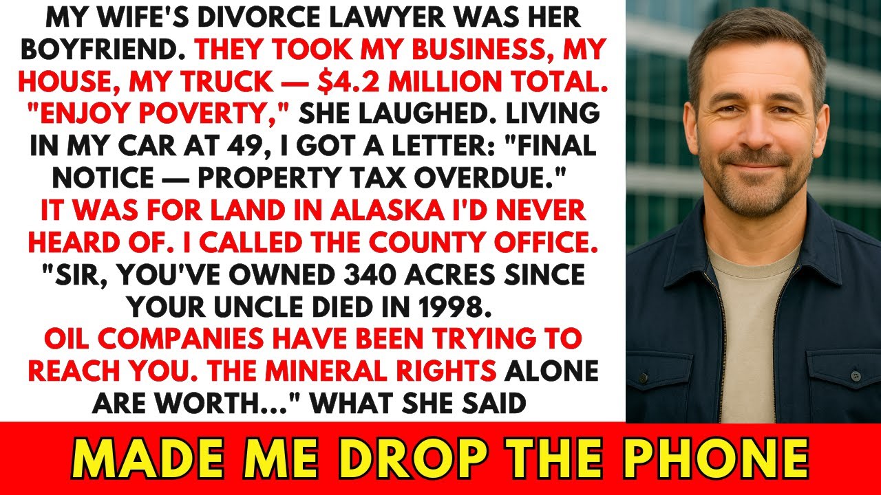 Wife's Lawyer Was Her Secret Boyfriend—They Stole $4.2M. Then Alaska Called About My Inheritance