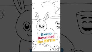 Free Printable | Easter Coloring Pages #korkortoon #easter #coloring #shorts