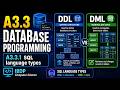 A3.3.1 Outline the differences between data language types within SQL
