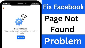 How to Fix Facebook Page Not Found Problem | Page Not Found