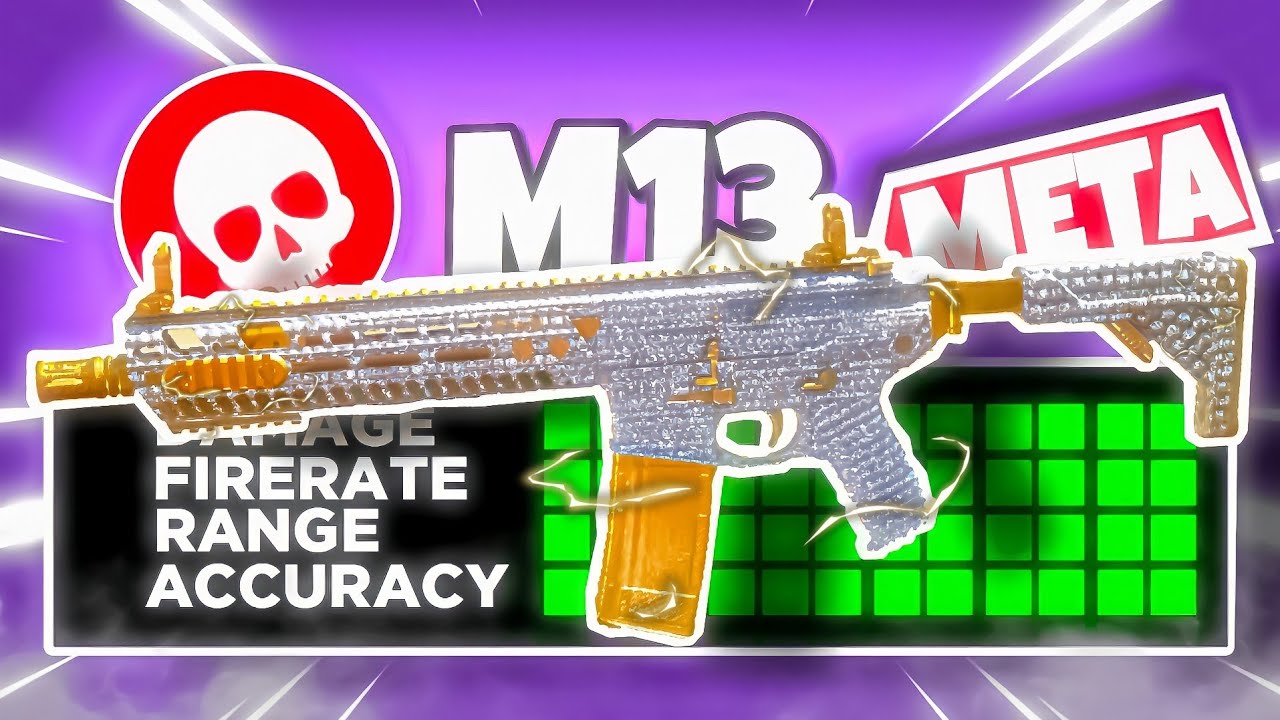 Meta M13 Cod The BEST M13 Gunsmith No Recoil Fast ADS High Accuracy in COD Mobile ...
