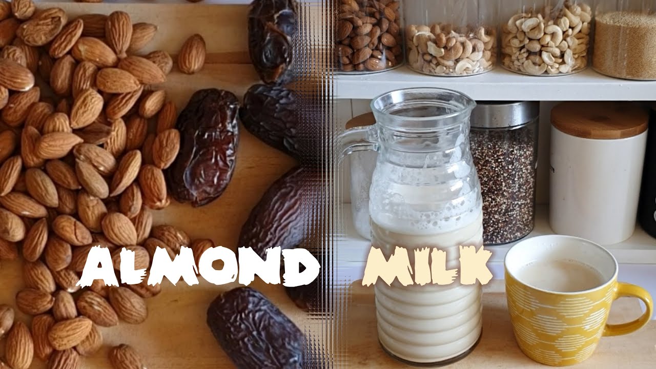 【Almond Milk】 Homemade Almond Milk Recipe easy and delicious! 手作り