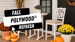FALL PORCH REFRESH: Martha Stewart × POLYWOOD®  Style + Durability